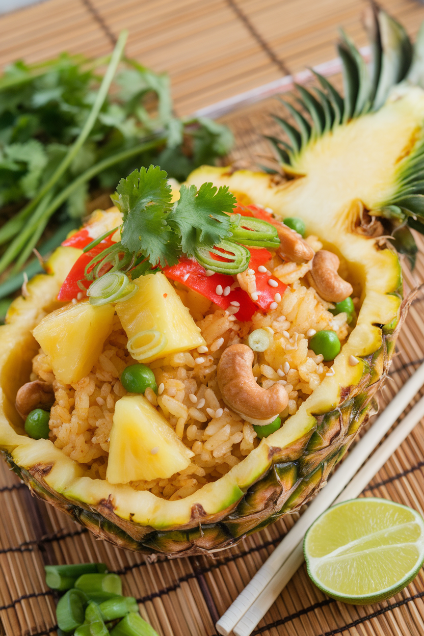 Pineapple Fried Rice - Shortcut To Delicious