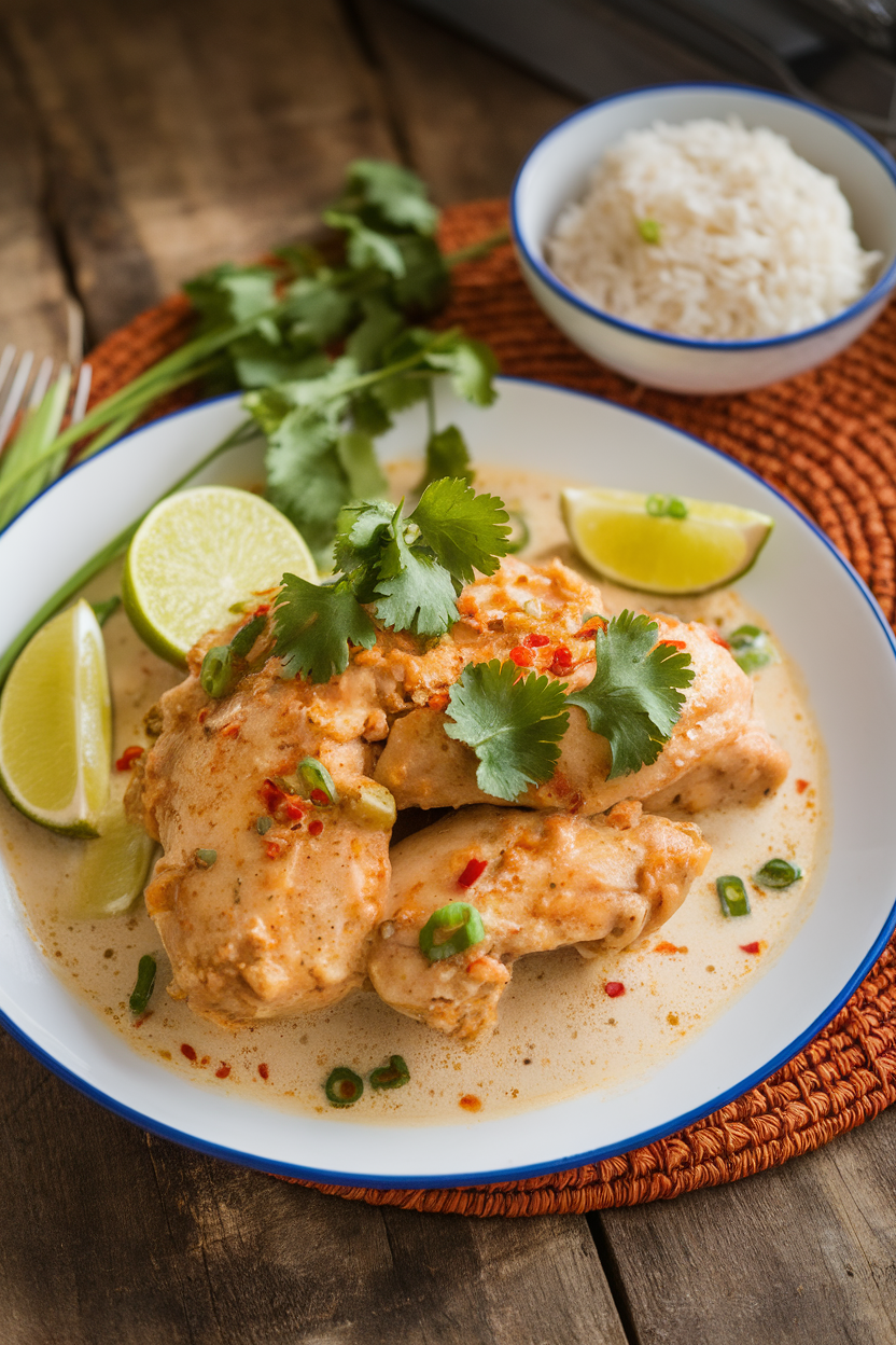 Thai Coconut Lime Chicken - Shortcut To Delicious
