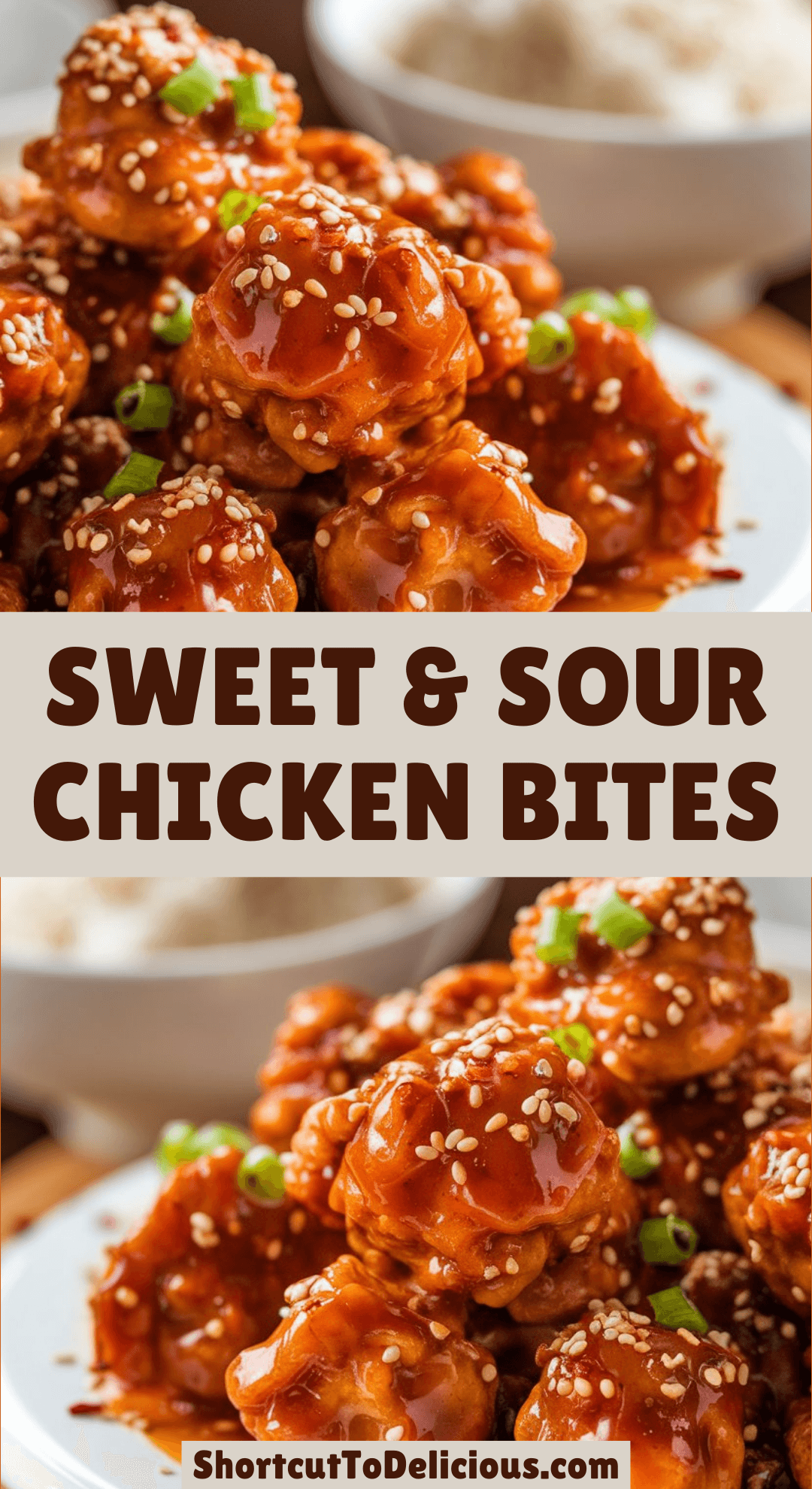 Crispy Sweet and Sour Chicken Bites - Shortcut To Delicious
