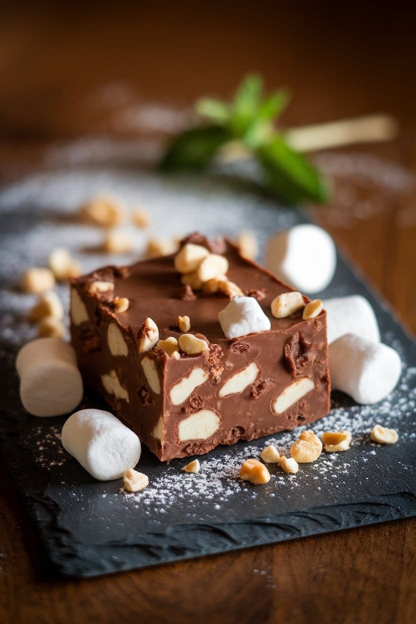 Rocky Road Fudge: A Decadent Treat in Minutes - Shortcut To Delicious